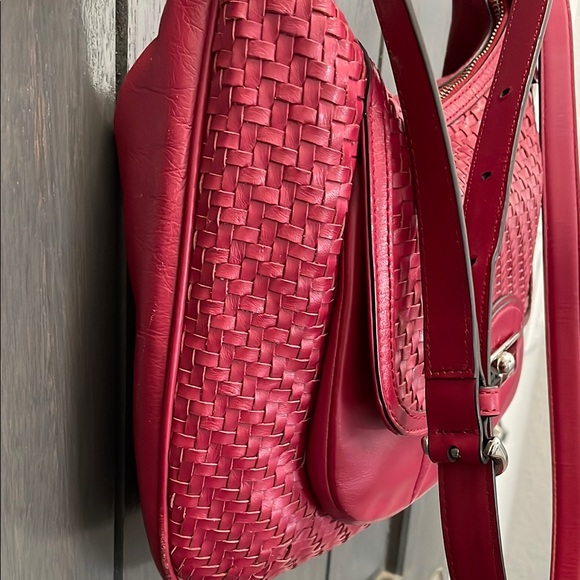 Coach Cherry Woven Shoulder Bag - Picture 6 of 15